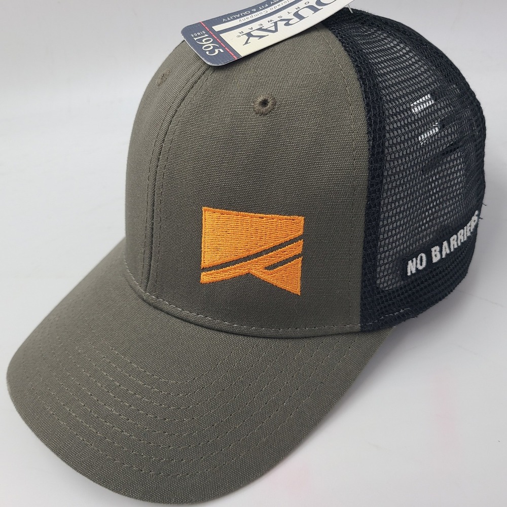No Barriers Hat Snapback Trucker Mesh Ouray Green Black Outdoors Hike Casual Men
